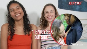 Ersties – Hot Lesbian Friends Have Sex In a Public Place