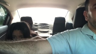 My hot friends seduce each other in my car until they orgasm.